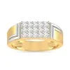 Moissanite Round Cut Men Ring