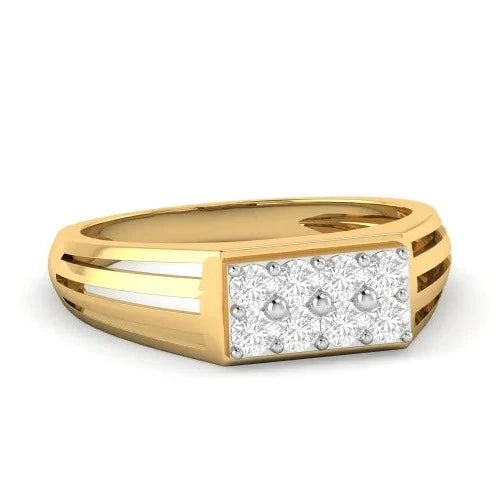 Moissanite Men Diamond Ring