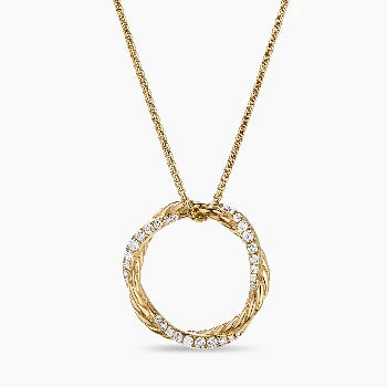 Round Cut Circle Stunning Necklace