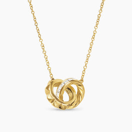 Interlock Circle Delicated Necklace