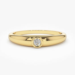 Round Cut Solitaire Classic Ring