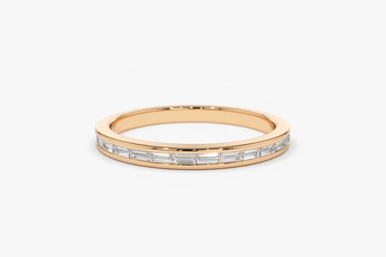 Baguette Cut Channel Set Ring