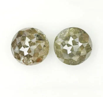 Round Cut Salt & Pepper Diamond