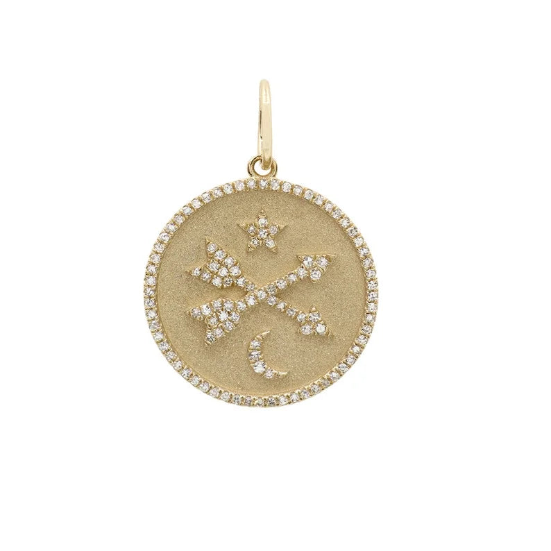 Disc Circle Delicated Pendant