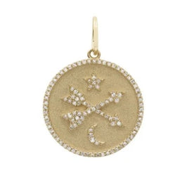 Disc Circle Delicated Pendant