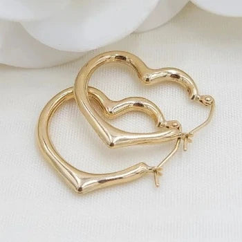 Heart Hoops Gorgeous Earring