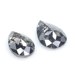 Pear Shape Natural Salt & Pepper Loose Diamond