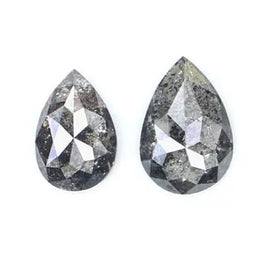 Pear Shape Natural Salt & Pepper Loose Diamond