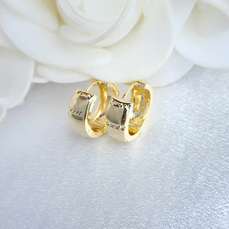 Sterling Silver Dainty Huggie Earrings