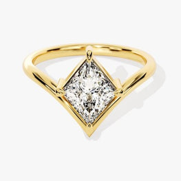 Princess Cut Solitaire Wedding Ring