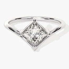 Princess Cut Solitaire Wedding Ring