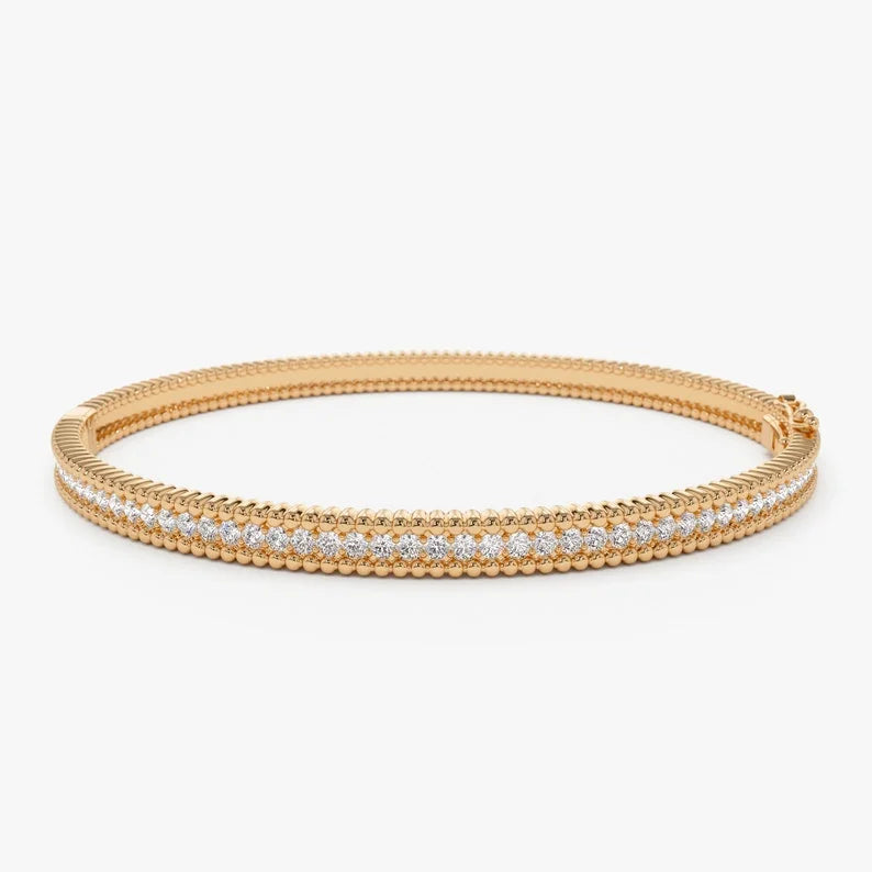 Round Cut Milgraine Bracelet