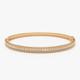 Round Cut Milgraine Bracelet