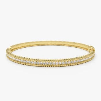 Round Cut Milgraine Bracelet