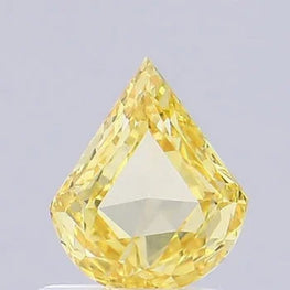 Intense Yellow Fancy Shape Cvd Diamond