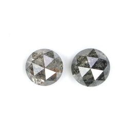 Natural Salt & Pepper Rose Cut Diamond