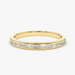 Baguette Cut Channel Set Ring