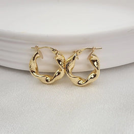 Chunky Twisted Thick Hoops