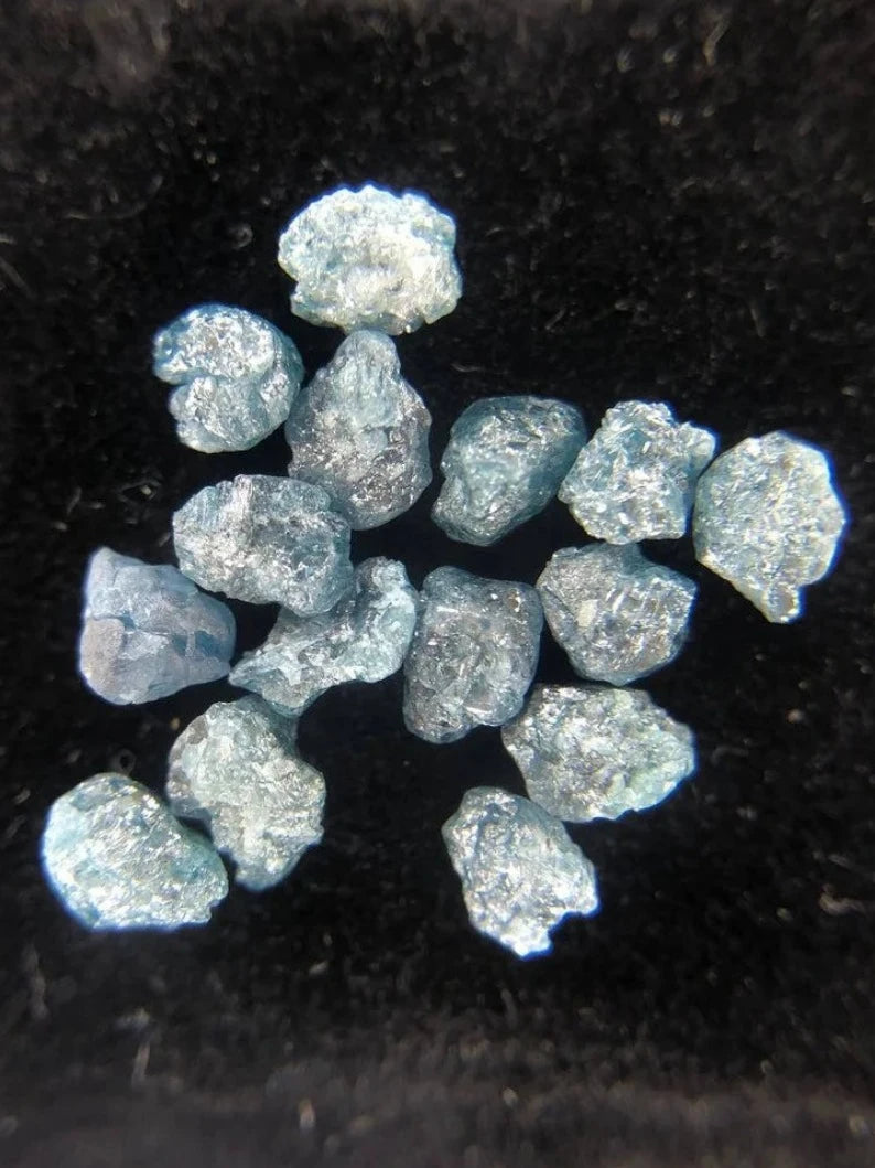 10Ct Conflict Free Blue Rough Diamond