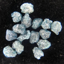 10Ct Conflict Free Blue Rough Diamond