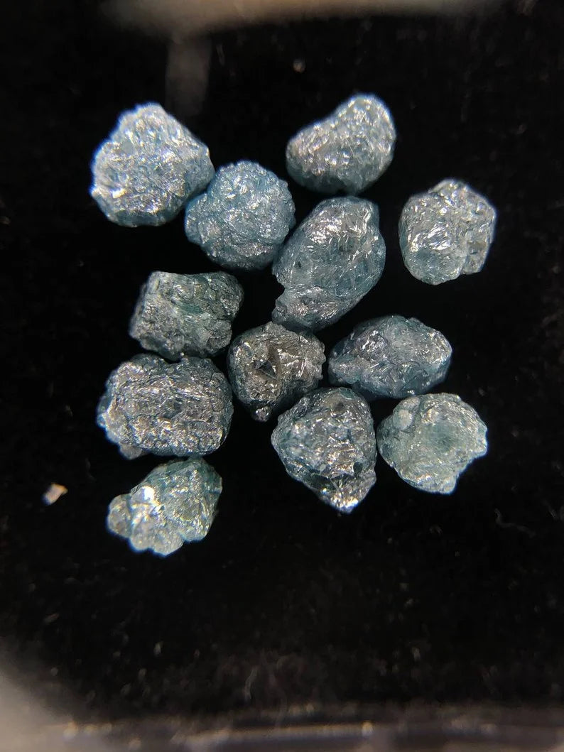 5Ct Blue Natural Rough Diamond