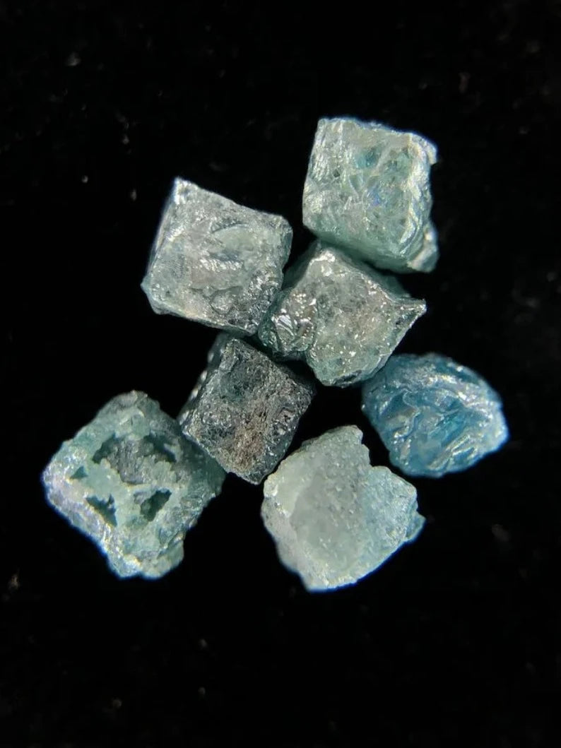 3Ct Natural Blue Rough Uncut Diamond