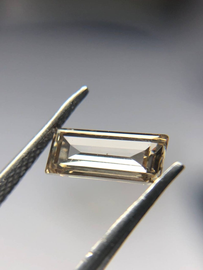 0.94Ct Brown Baguette Cut Diamond