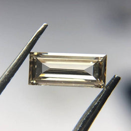 0.94Ct Brown Baguette Cut Diamond