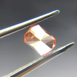 0.23Ct Radiant Cut Orange Lab Grown Diamond