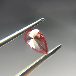 0.09Ct Pear Lab Grown Pink Diamond