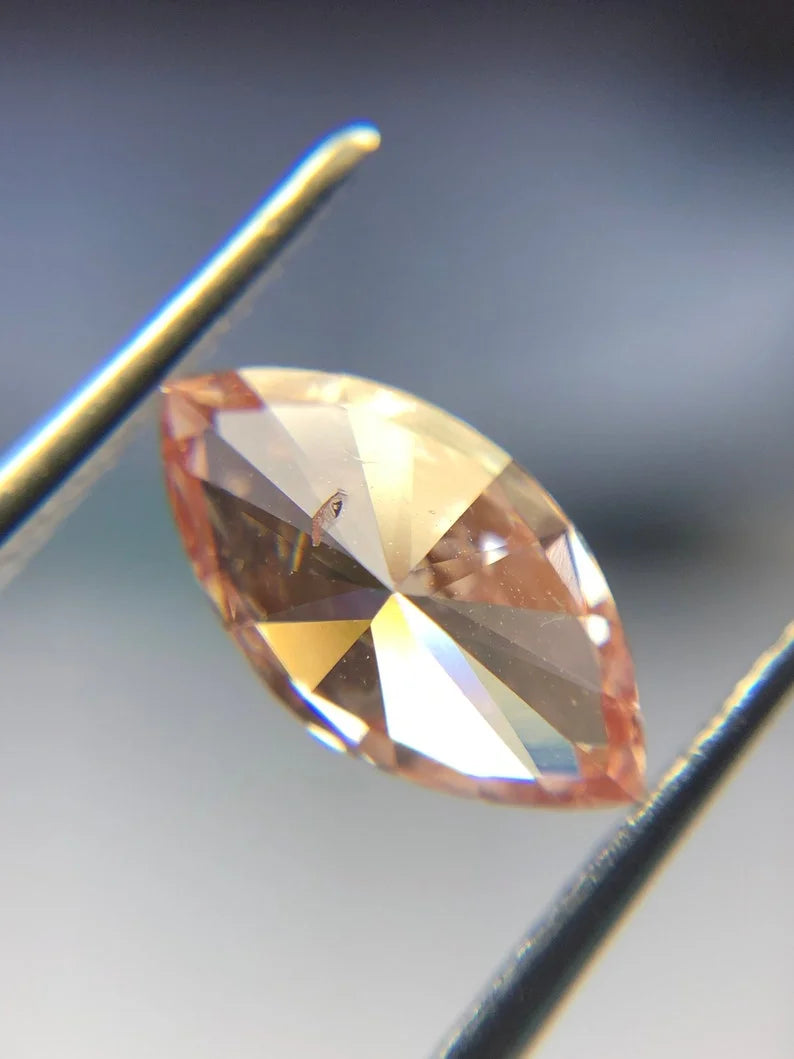 0.98Ct Fancy Color Lab Grown Marquise Diamond