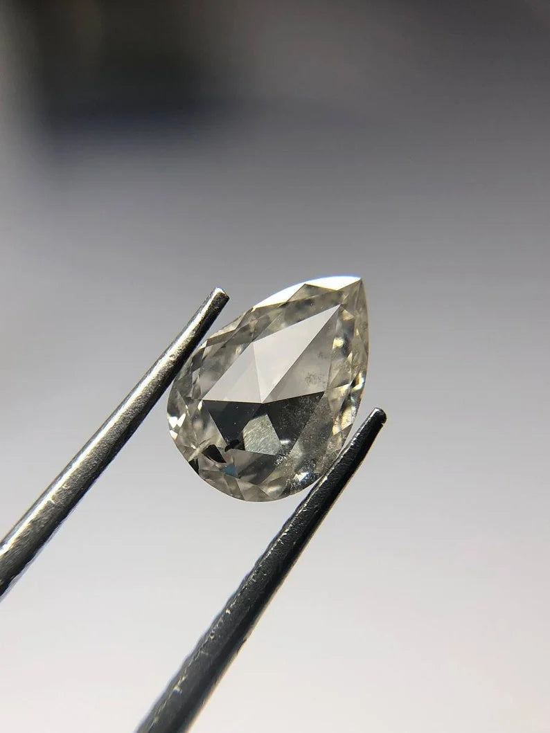 0.93Ct Fancy Pear Cut Lab Grown Diamond