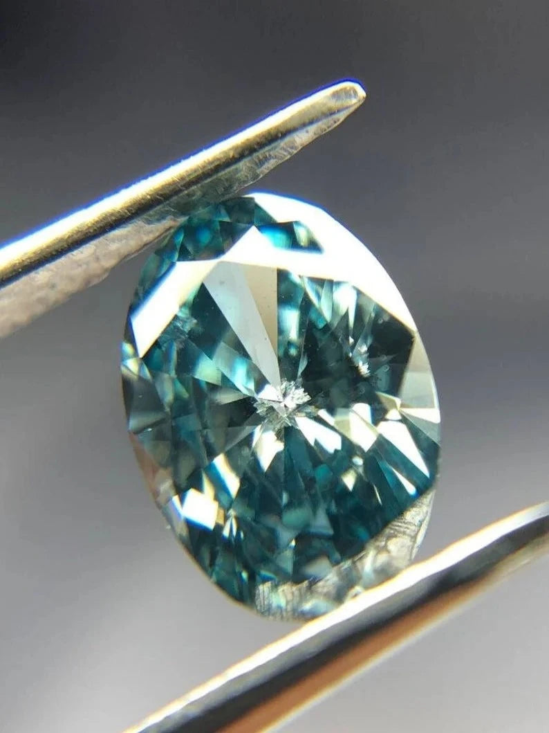 0.65Ct Fancy Blue Lab Grown Diamond