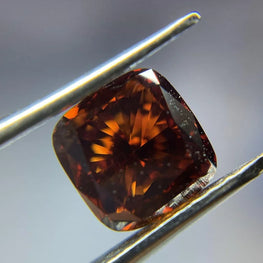 1.07Ct Red Cushion Cut Lab Created Diamond