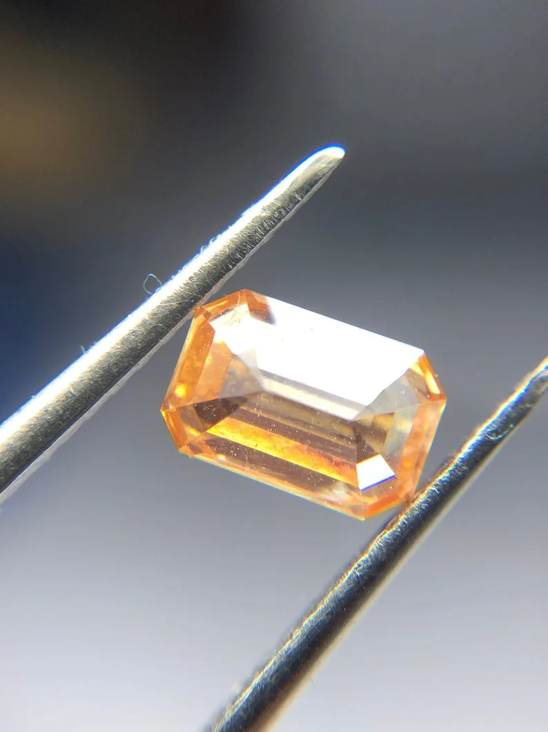 0.61Ct Orange Color Emerald Lab Grown Diamond