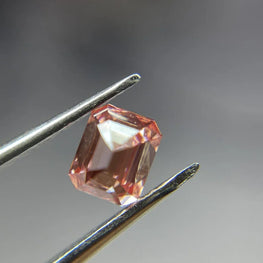 0.45Ct Radiant Cut Fancy Lab Created Diamond