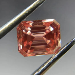 0.45Ct Radiant Cut Fancy Lab Created Diamond