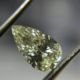 1Ct Pear Cut Lab Grown Fancy Diamond