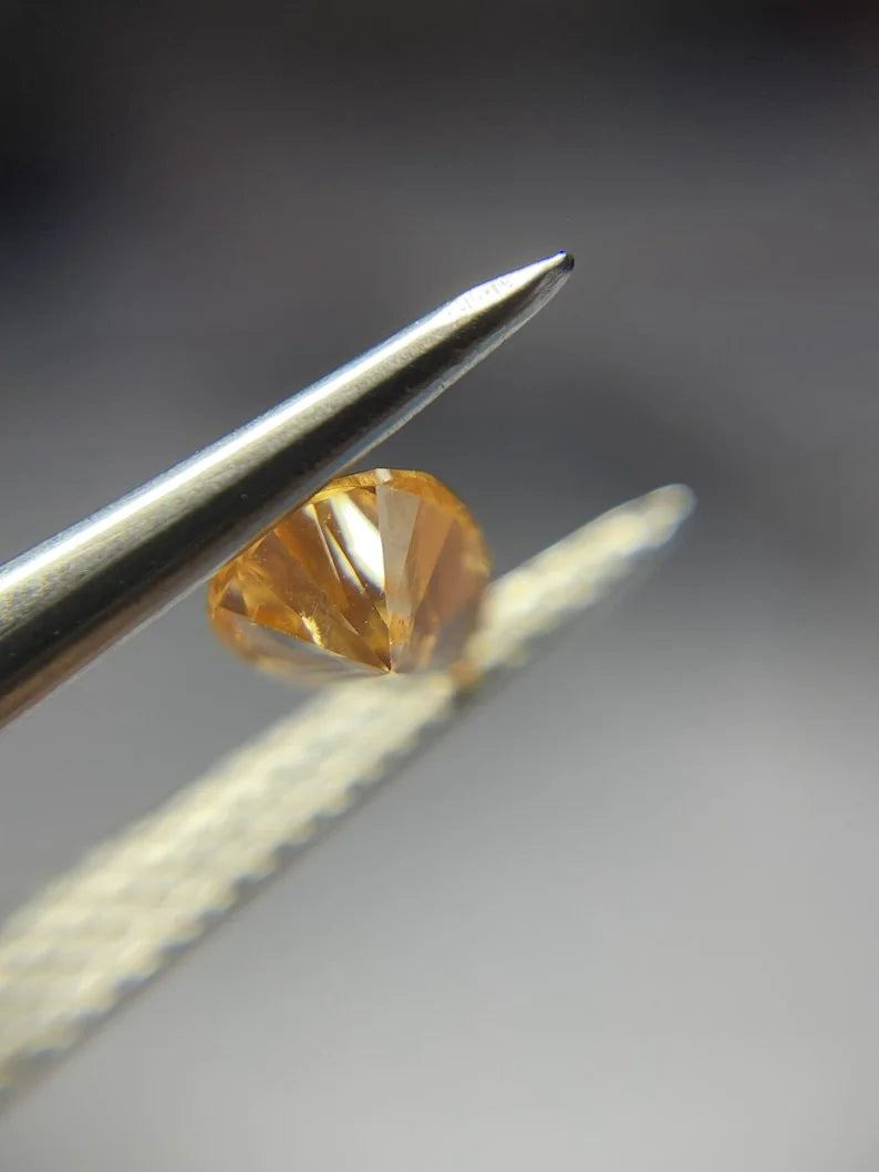 0.51Ct Fancy Vivid Yellow Lab Grown Diamond