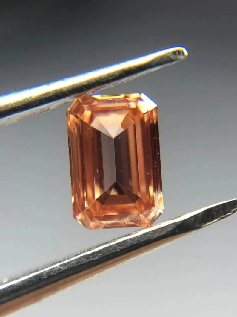 0.33Ct Orange Lab Grown Loose Diamond