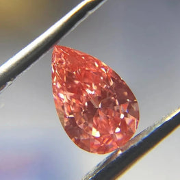 0.35Ct Pear Cut Lab Grown Fancy Diamond