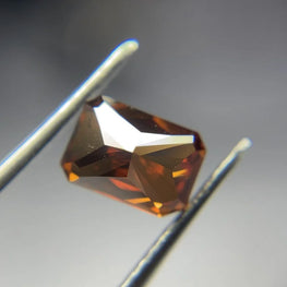 1Ct Radiant Cut Lab Grown Fancy Red Diamond