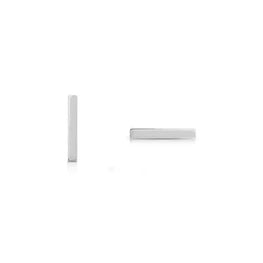 Linear Bar Stud Stunning Silver Earrings