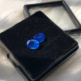 Blue Sapphire Lab Created Gemstone