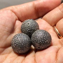 Vintage Pave Natural Diamond Balls